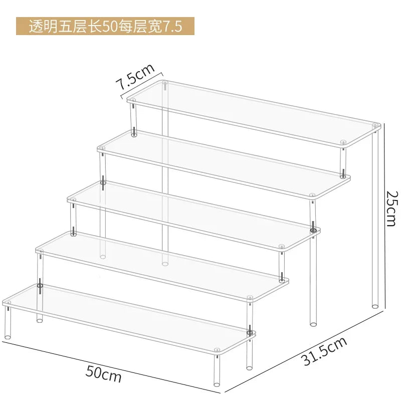 Clear Acrylic Display Stand | Perfume, Cupcake & Figurine Riser