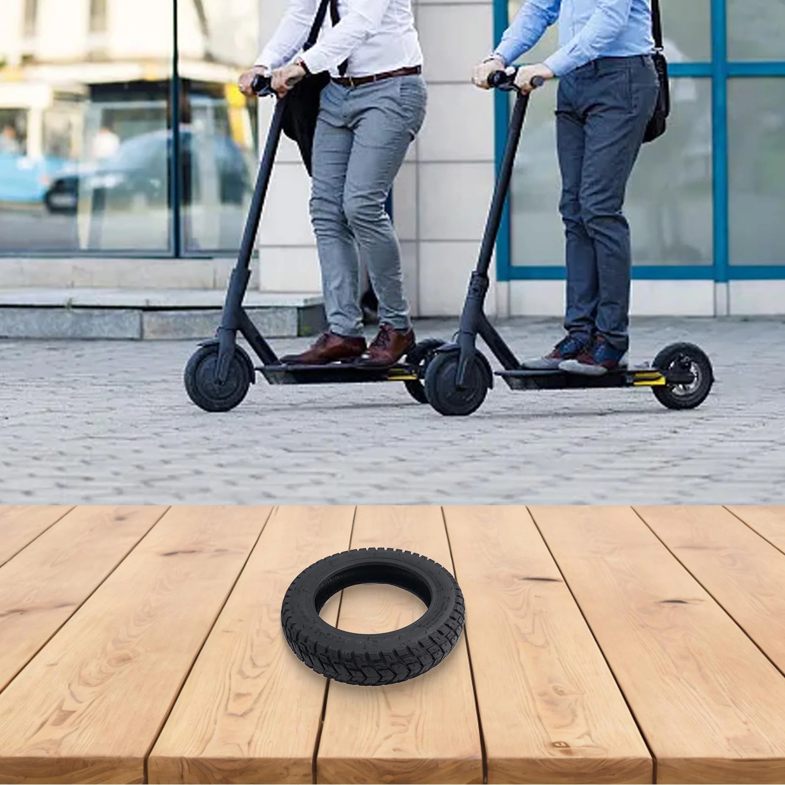 1pc Tubeless Tyre 10 Inch 10x2-6.1 Tubeless Tyre Off-Roads Tire For Xiaomi Electric Scooter Rubber Electric Scooter Accessories Oasis Select