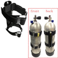 Aluminum Tech Scuba Diving Single Tank Adapter with 2 Tank Straps for Scuba Diving BCD Backplate Adapter System Set Oasis Select 1 Set