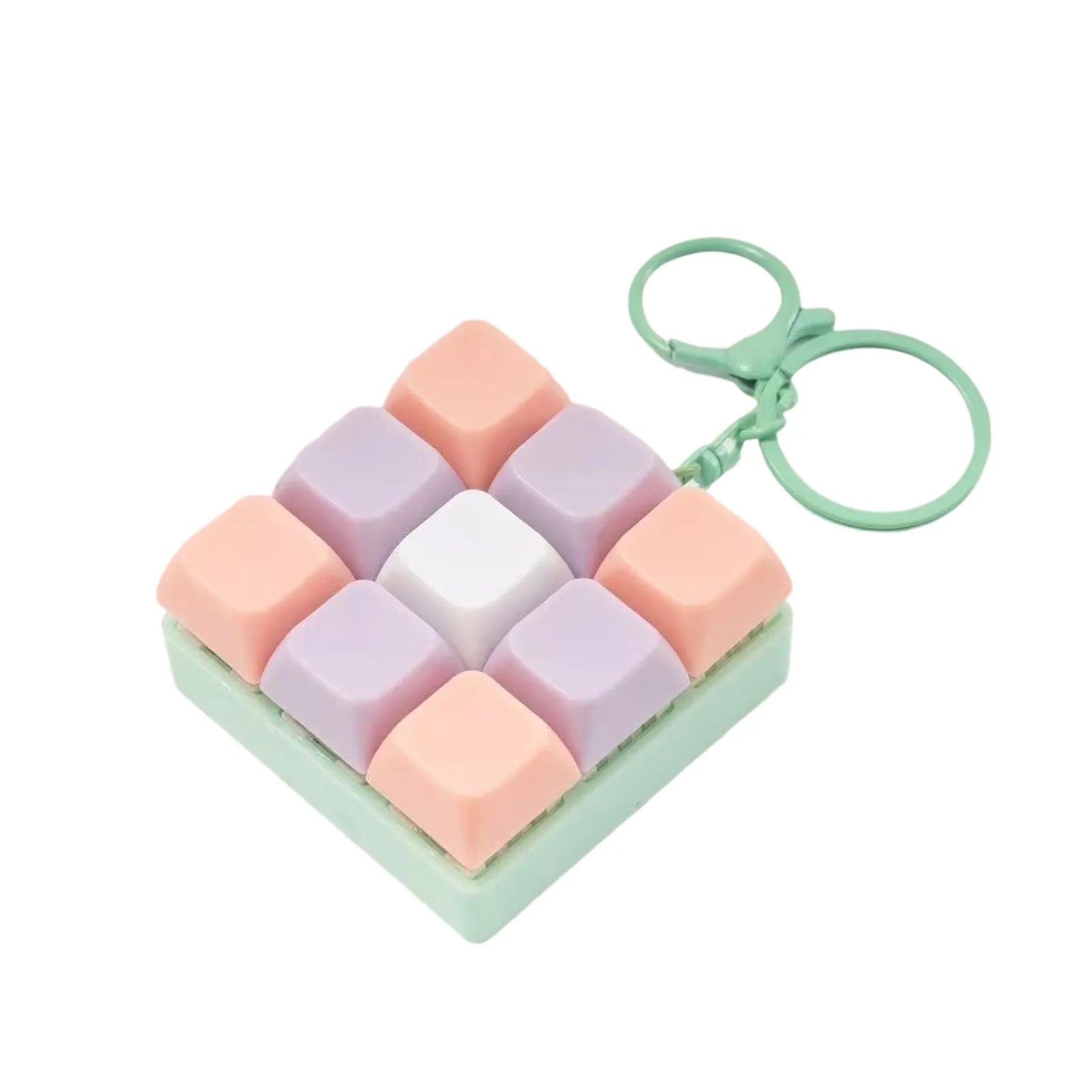 9-Key Fidget Keyboard Keychain – Anti-Stress Toy for Adults Fidget Stress Toy Oasis Select A One Size