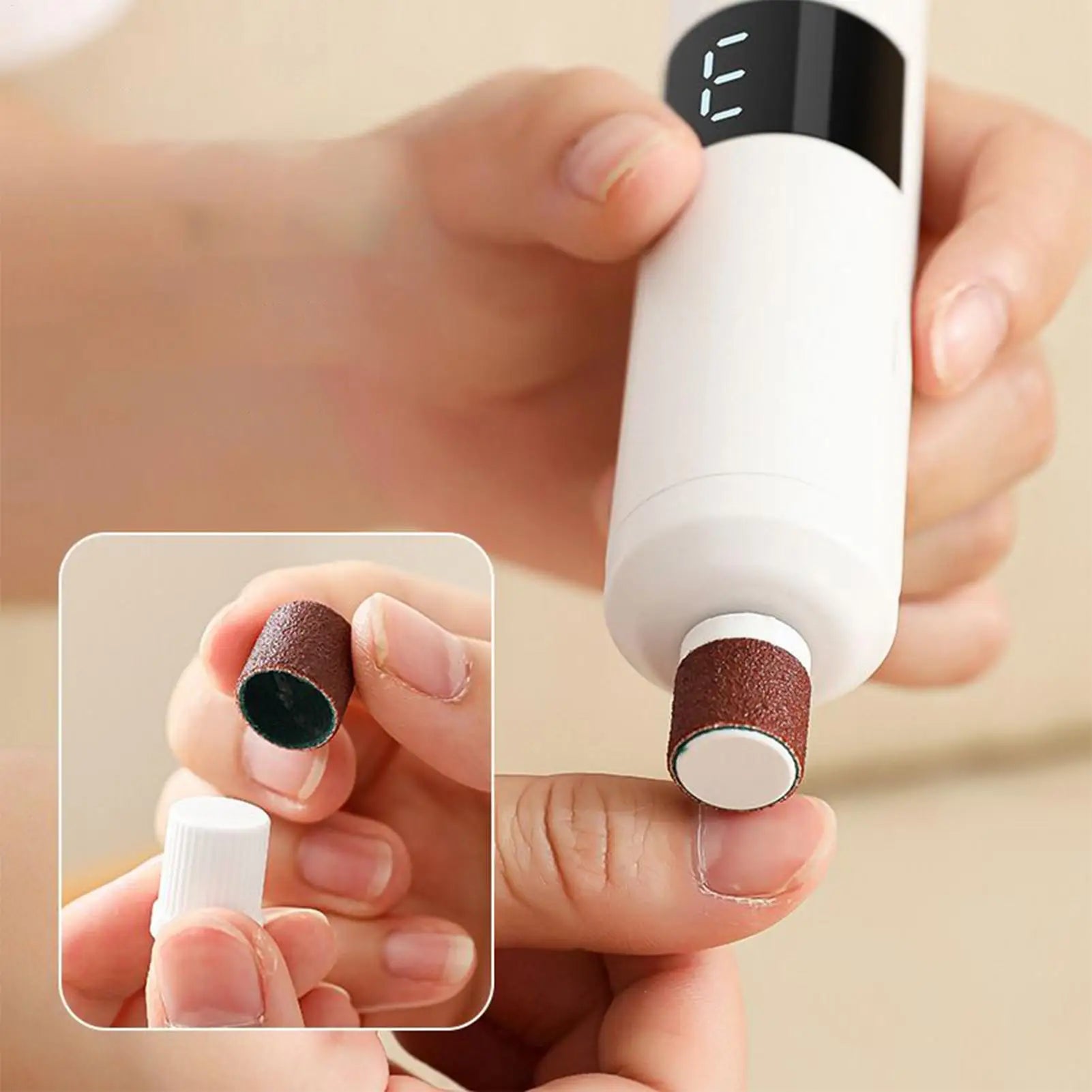 Electric Foot File Polisher Machine Dead Skin Remover Callus Foot Grinding Trimmer Foot Care Tool Scrubber Foot Grinder Oasis Select