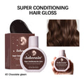 Super Conditioning Hair Gloss Hydrating Semi-Permanent Long-lasting Color Hair Glaze Gloss Deep Nourishing & Repair Damaged Hair Oasis Select 2Chocolate Gleam