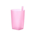 360ml Great Straw Cup Multipurpose Large Capacity Integrated Measuring Straw Drink Jug Juego Tazas De Cafe Y Plato Oasis Select 360ml Red
