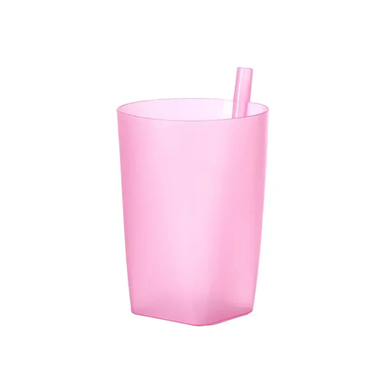 360ml Great Straw Cup Multipurpose Large Capacity Integrated Measuring Straw Drink Jug Juego Tazas De Cafe Y Plato Oasis Select 360ml Red