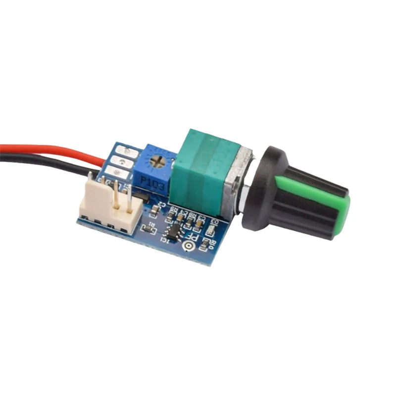 Mini PWM 12V DC Fan Speed Controller – 3A Adjustable Module