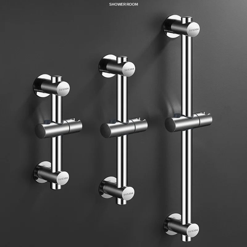 Shower Slide Bars Extension Hand Shower Head Rail Slide Holder Wall Mounted Adjustable Sliding Bar Bathroom Accessories Oasis Select
