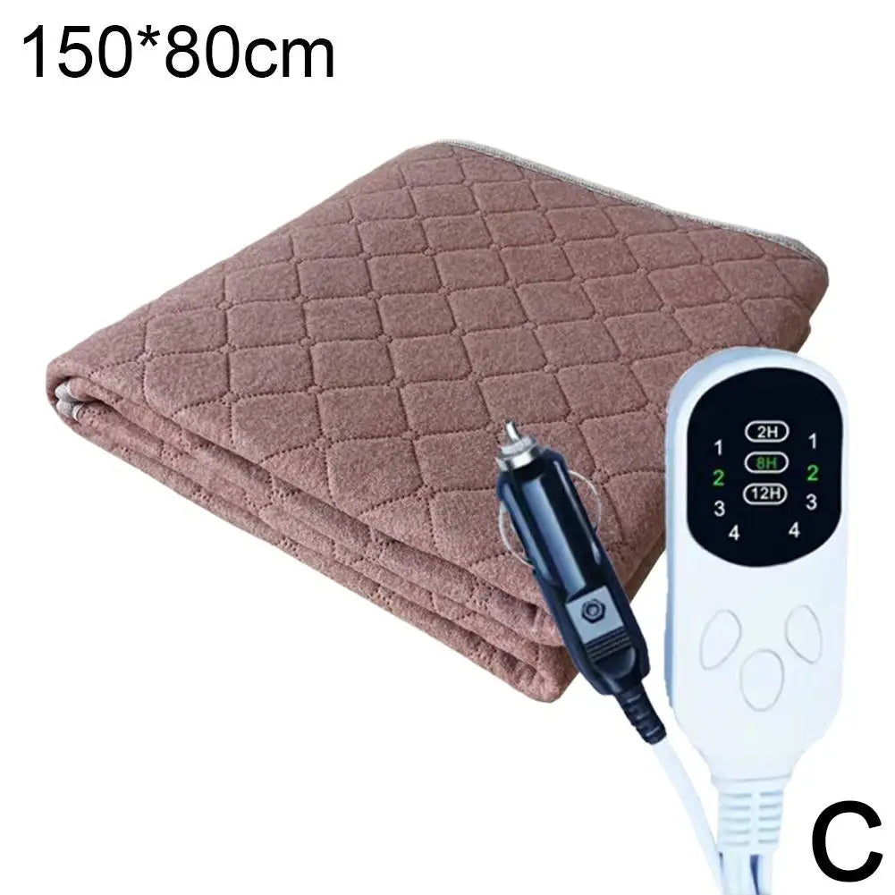 12V Electric Heated Car Blanket – Camping, Truck & Off-Road Heated Car Blanket Oasis Select C