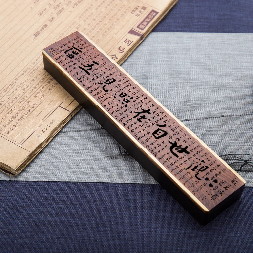 Wooden bed incense burner, cultural and creative Chinese style Zen ornaments, household incense sticks, solid wood creative Oasis Select Burner unpackaged