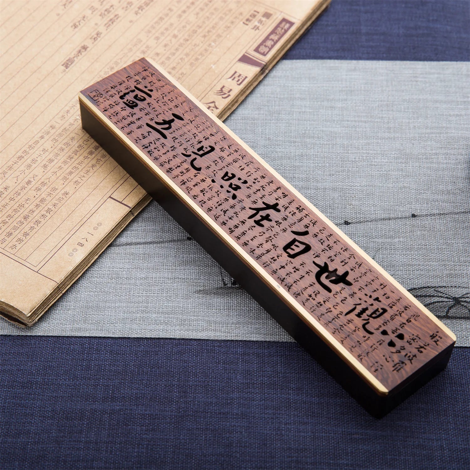 Wooden bed incense burner, cultural and creative Chinese style Zen ornaments, household incense sticks, solid wood creative Oasis Select Burner unpackaged