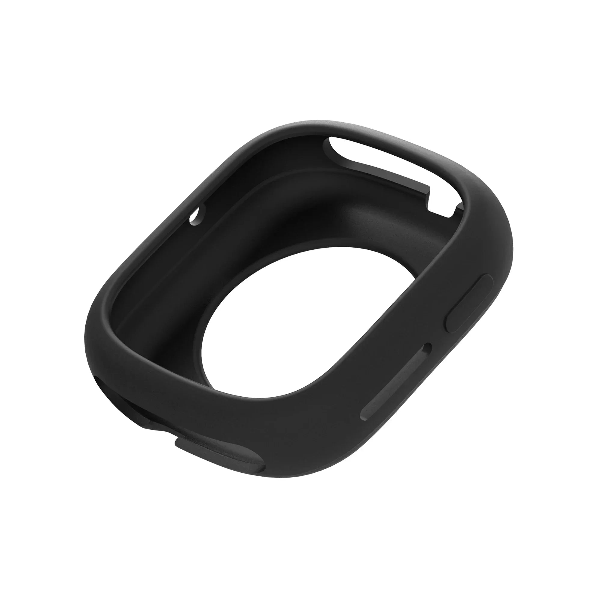 Silicone Bumper Case for Honor Watch 4 – Protector Frame Smartwatch Protective Case Oasis Select black
