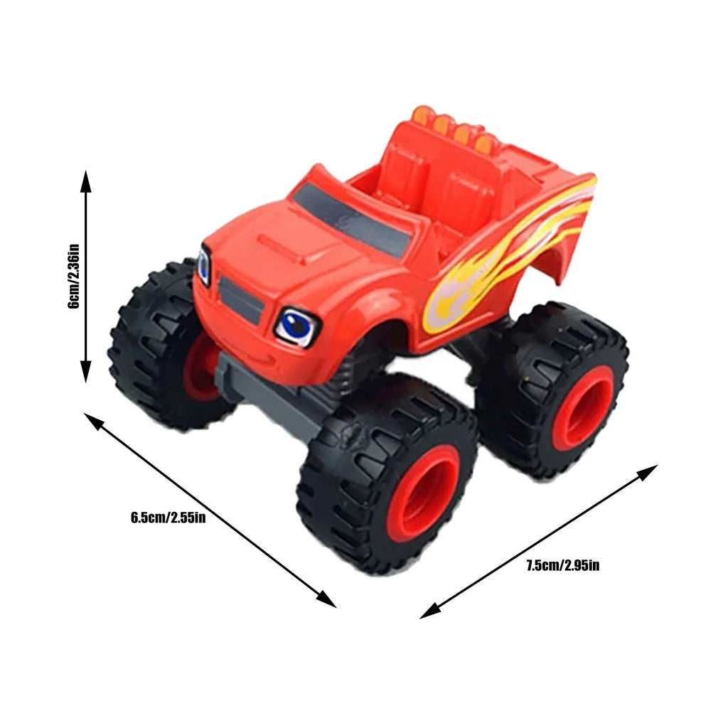Classic Blaze Cars Model Inertia Diecast Vehicles Racing Figure Blaze Toys for Children Monsters Truck Machines Car Toy Kids Oasis Select