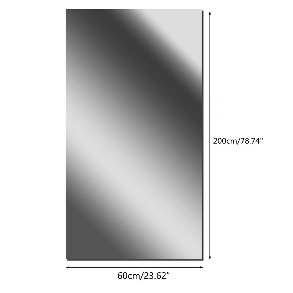 50/100/200cm Square Acrylic Mirror Wall Stickers Decor Tiles Self Adhesive Aesthetic Room Home Korean Decor Shower Makeup Panel Oasis Select