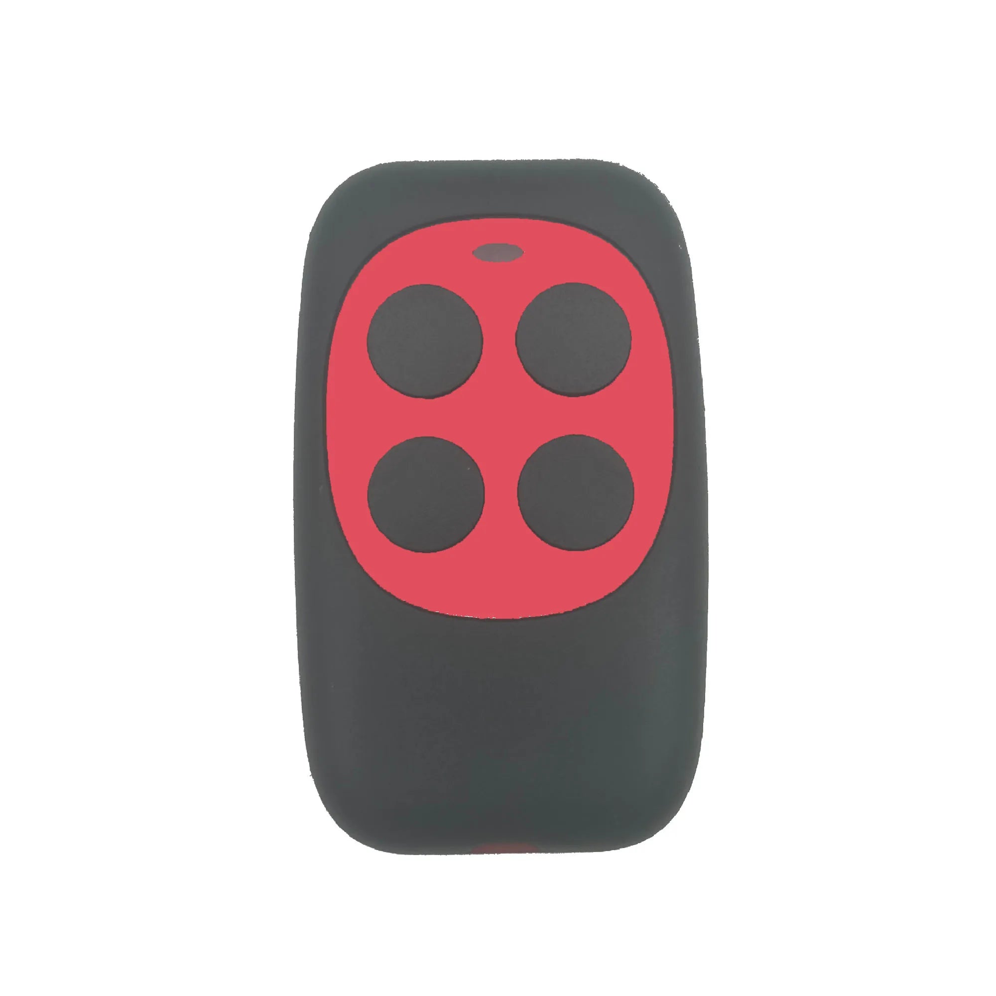 433Mhz 4 Keys Colorful Remote Control RF Wireless Copy Code Remote Electric Cloning Gate Garage Door Auto Keychain for Home Oasis Select RED