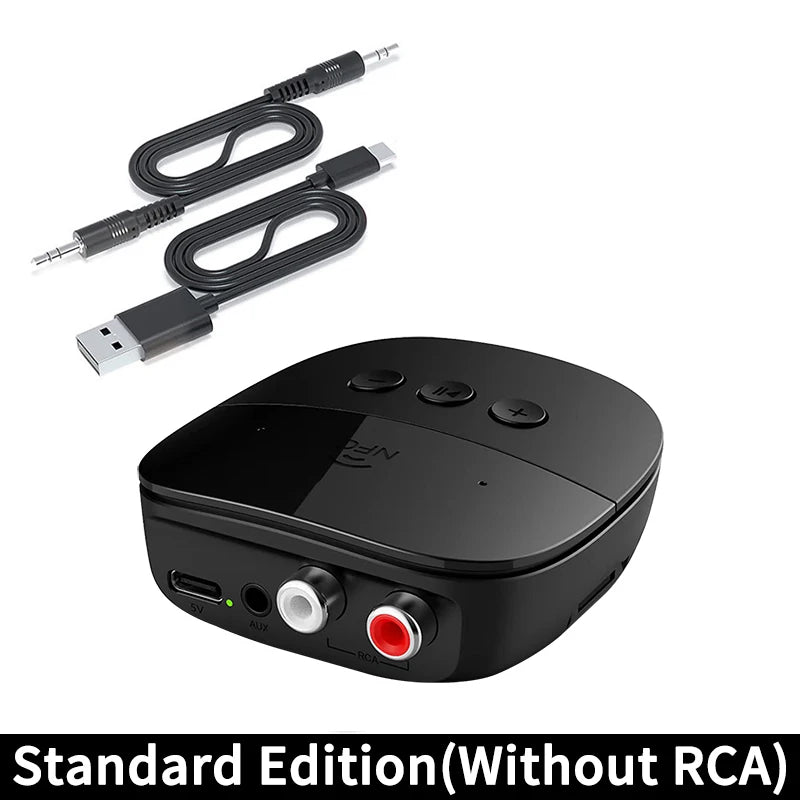 Bluetooth 5.2 Audio Receiver RCA 3.5mm AUX USB Stereo NFC Wireless Adapter U-Disk/TF Card With Mic For Car Kit Speaker Amplifier Oasis Select Standard Edition