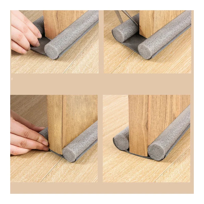 Hot Sell Flexible Door Bottom Sealing Strip Stopper Door Weatherstrip Guard Wind Dust Blocker Sealer Stopper Door Seal Oasis Select