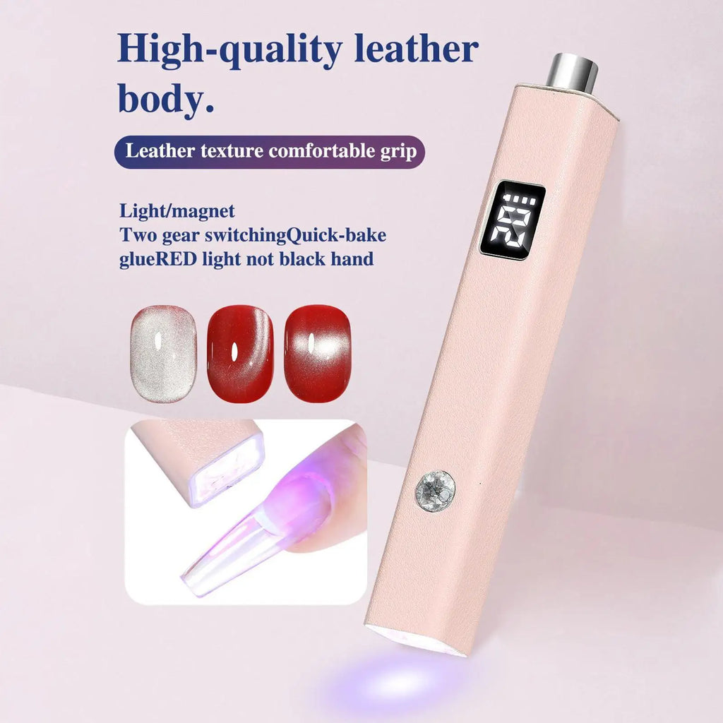 Mini UV Gel Nail Cure Lamp – Portable Rechargeable Flash Light UV Nail Cure Lamp Oasis Select