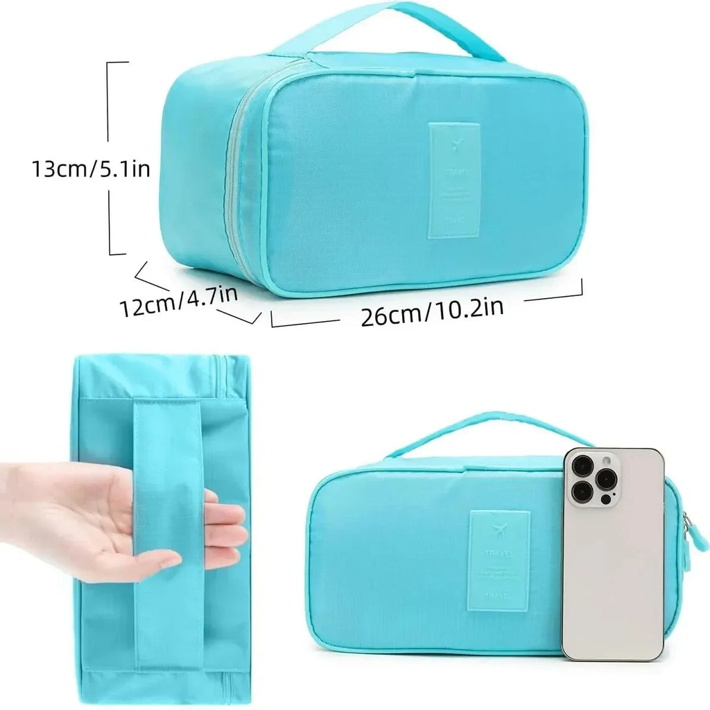 Portable Travel Storage Bag Multi-function Bra Underwear Organizer Bags Toiletry Cosmetic Case for Outdoor Travel Oasis Select