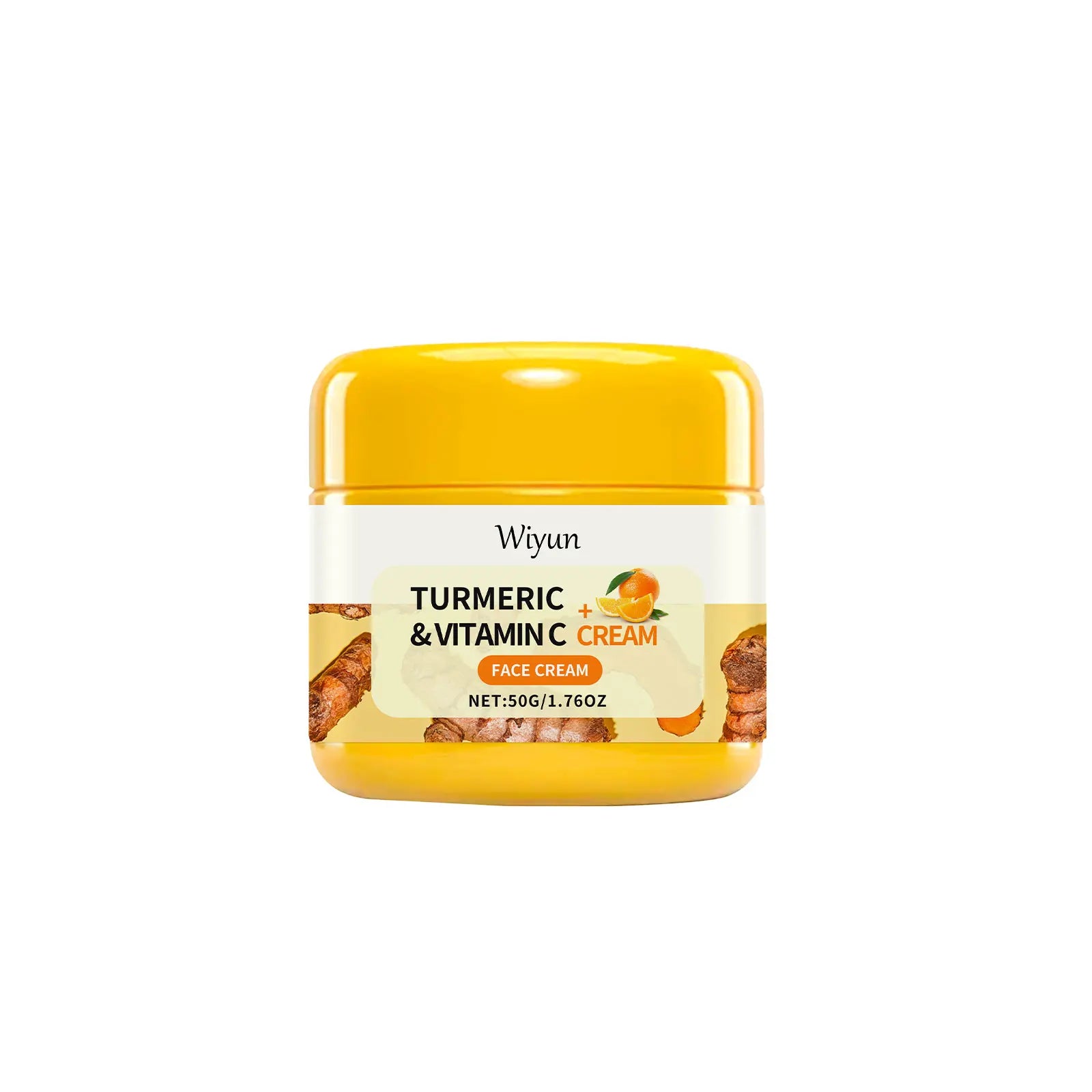Turmeric Brightening Cream Fade Dark Spots Remove Pigmentation Smooth Fine Lines Lightening Lifting Moisturizing VC Facial Cream Oasis Select 50g