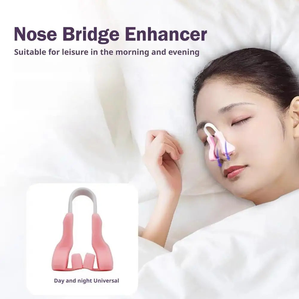 Nose Shaper For Wide Noses Soft Silicone Nose Bridge Enhancer, Corrector, Shrinker Painless Beauty Tool Nose Clip For Women Men Oasis Select