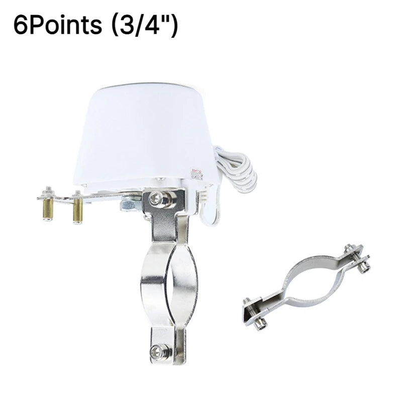 Adjustable Manipulator Shut Off Ball Valve 1/2" 3/4" 1" Electric Automatic DN15/DN20/DN25 for Alarm Gas 12V 1A Water Pipeline Oasis Select 3l4 White