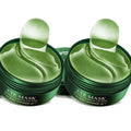BIOAOUA 24K Gold Collagen Eye Masks 120pc – Dark Circles & Bags Collagen Eye Patches Oasis Select Seaweed 2 Box