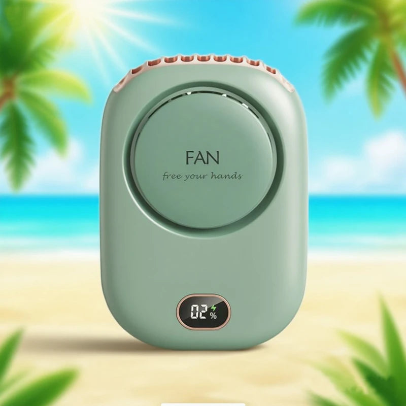 URGGU Portable Bladeless Mini Fan – Rechargeable & Ultra Quiet