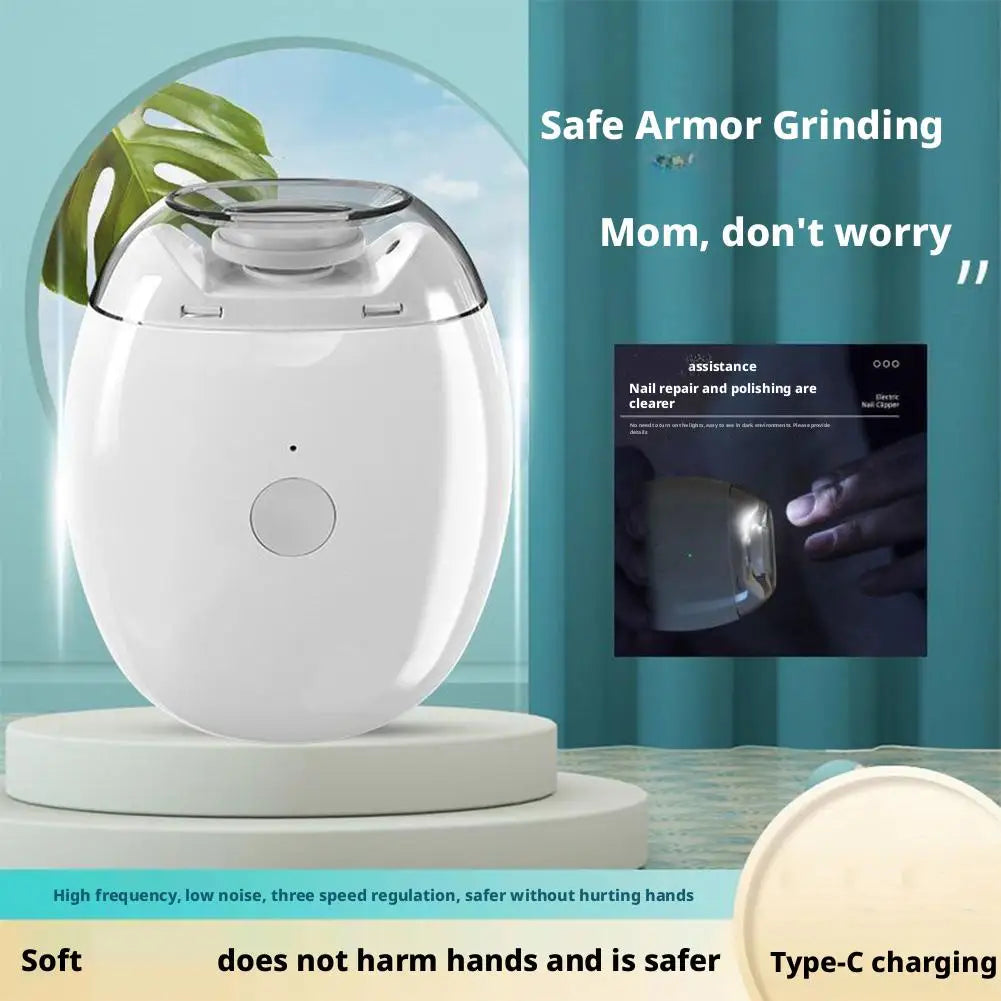 2-in-1 Electric Nail Clipper & Grinder with LED Light Electric Nail Clipper Oasis Select