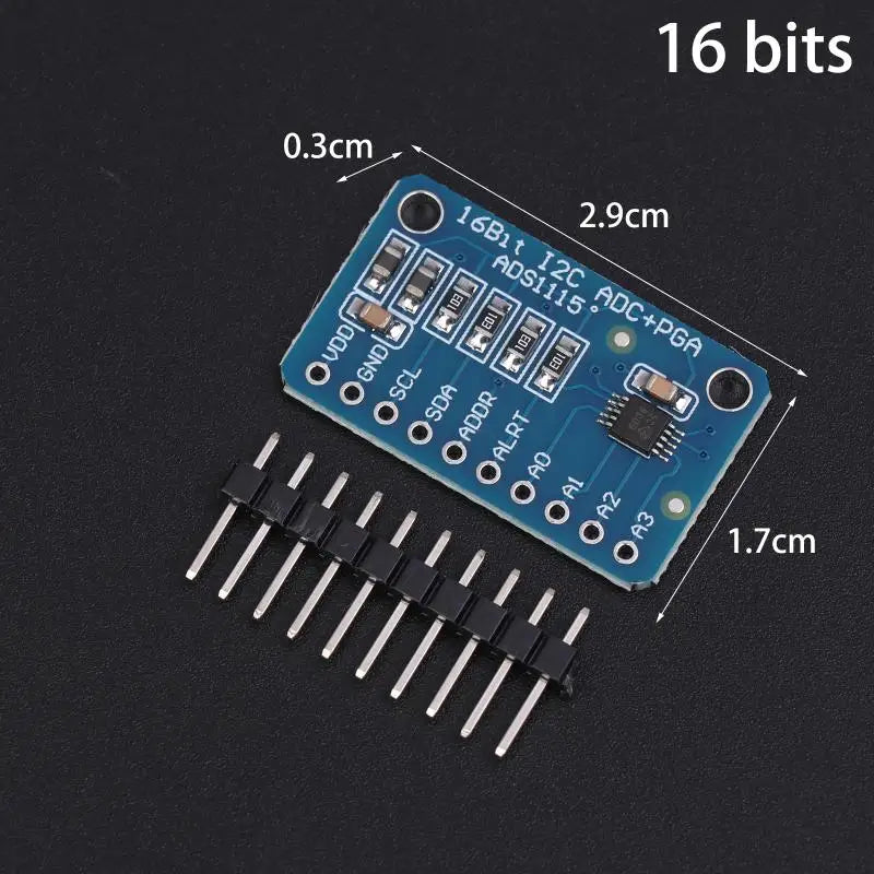 ADS1115 ADS1015 12/16 Bit I2C Module Precision 4-Channel Development Board With Pro Gain Amplifier For Arduino Oasis Select A1