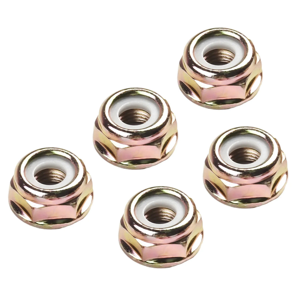 5pcs Reverse Screw Nuts String Trimmer Brush Cutter Gear Head Case Spare Parts M10x1.25 Nuts Lawn Mowers Lawn Trimming Tools Oasis Select Default Title