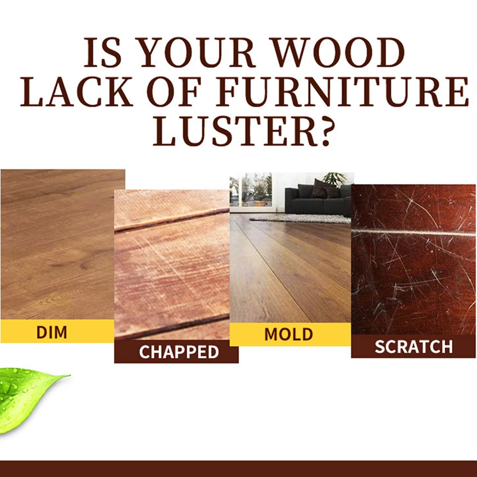 Natural Beeswax Furniture Restorer Polish & Wood Conditioner 450ml Wood Furniture Polish Oasis Select