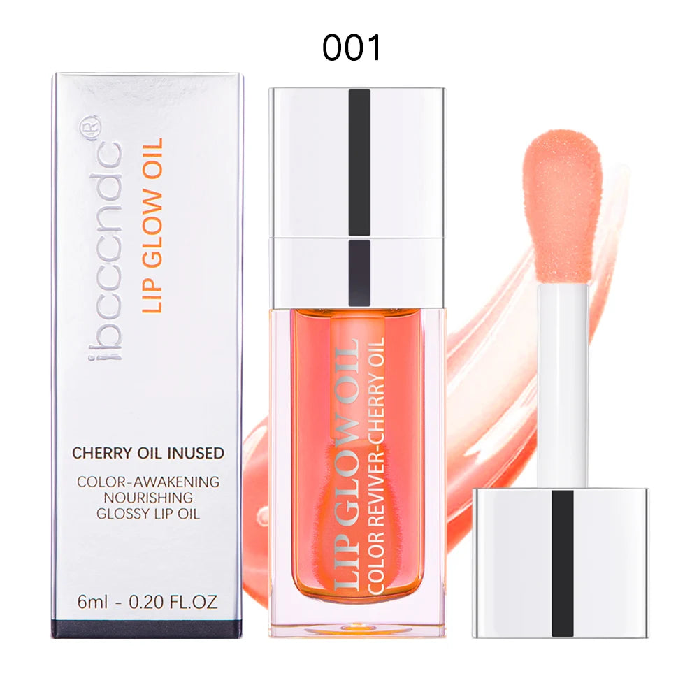Lip Oil Plumping Lip Gloss Crystal Jelly Moisturizing Makeup Sexy Plump Lip Glow Oil Tinted Lip Plumper Oasis Select