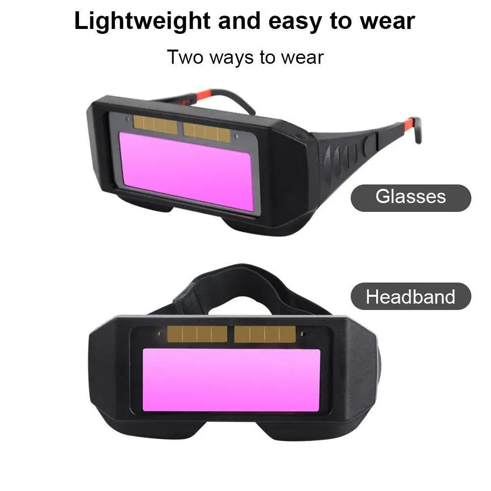 Auto Darkening Welding Goggles | Anti-Glare Solar Eye Shield
