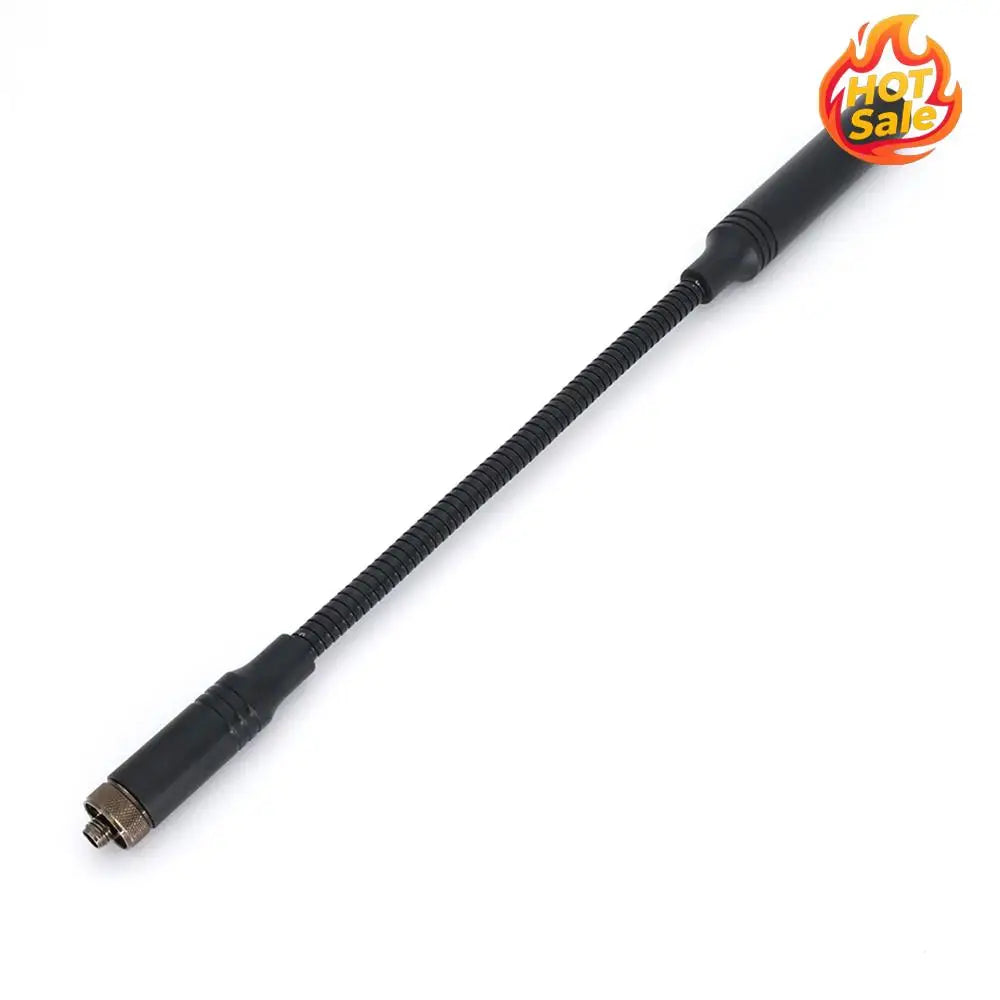 SMA-F Dual Band VHF/UHF Tactical Gooseneck Antennas Walkie Talkie Antenna for AT-23G/AT-33G/AT-40G Handheld Two Way Radios Oasis Select