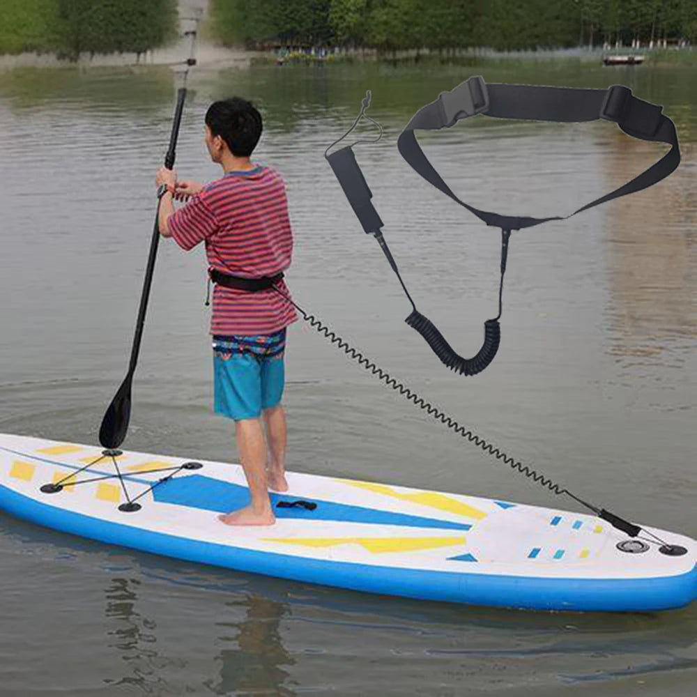 SUP Waist Coiled Leash Surfing Chest Strap Safety Hip Belt Leash for Longboard Kayaking Surfboard Fishboard Oasis Select Default Title