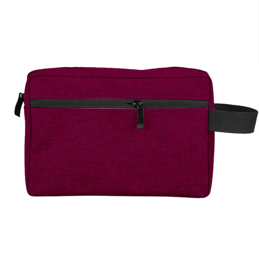 Hanging Toiletry Bag Large Capacity Waterproof Portable Travel Necessaire Case Cosmetic Bag for Men Women Beauty Wash Pouch Oasis Select wine red