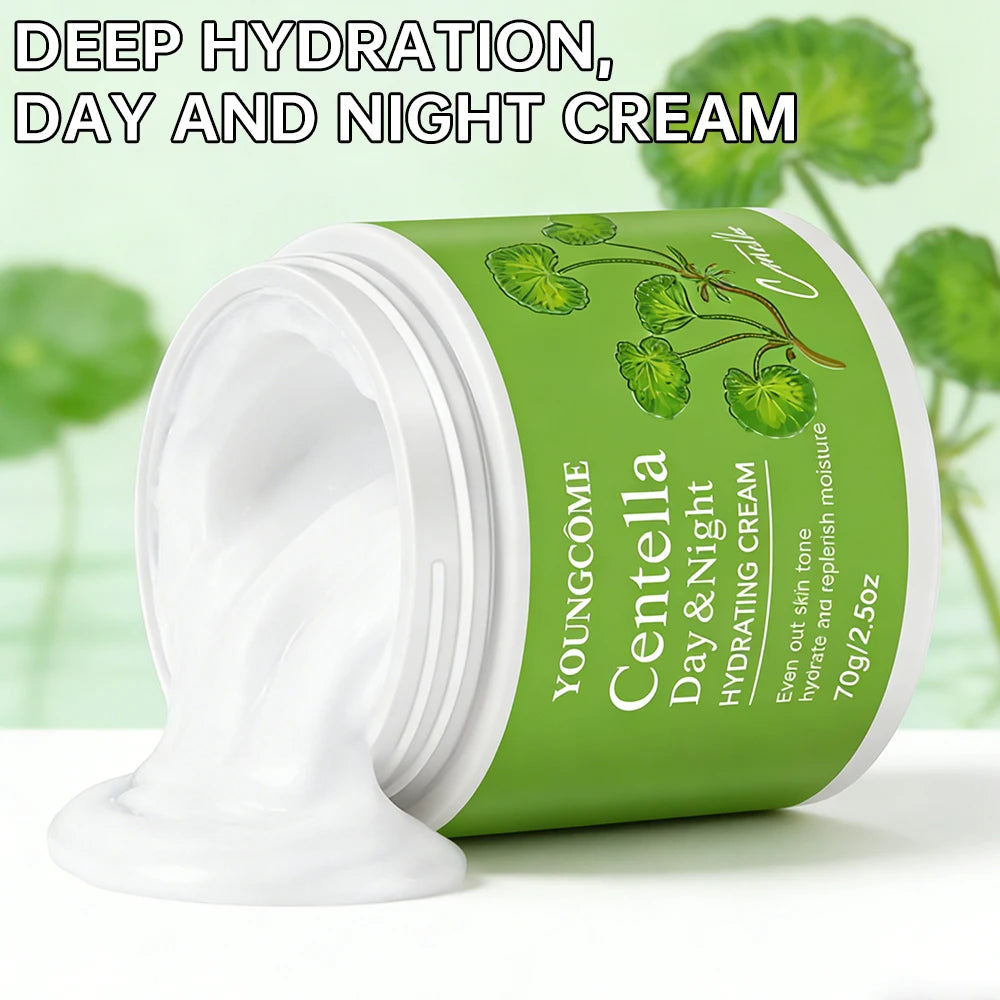 Centella Asiatica Hydrating Moisturizer - Soothing Face Cream for Even Skin Tone, Daily Hydration & Antioxidant Protection Oasis Select