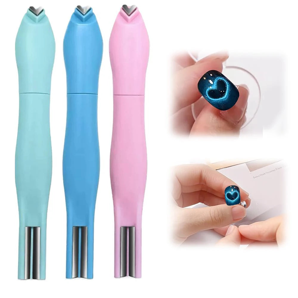 3-in-1 Heart Magnet for Cat Eye Gel Polish | Nail Art Tool Nail Art Magnet Oasis Select