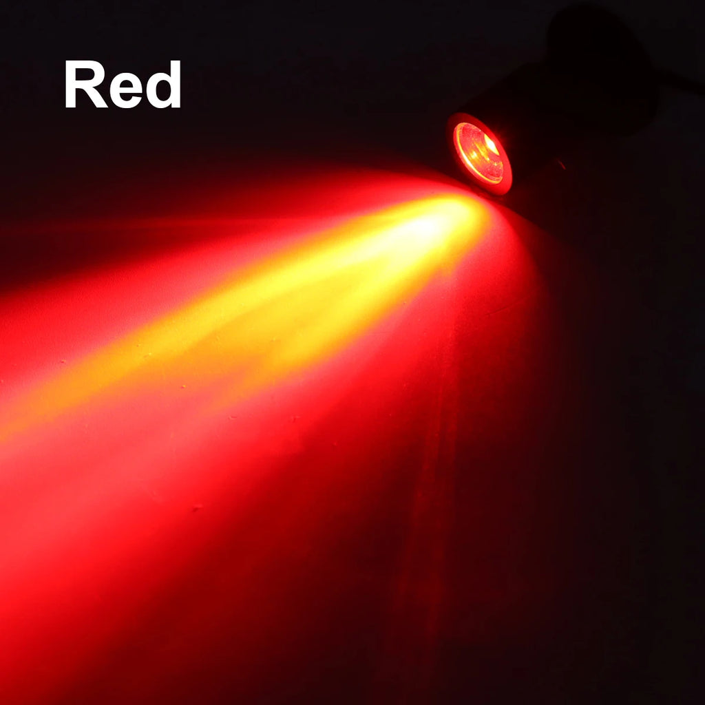 USB Charging Mini LED Spotlight Surface Mounted Cabinet Downlight 1W Wall Ceiling Lamp Foyer Decor ,8 Colors,Easy to install Oasis Select Red Black Shell