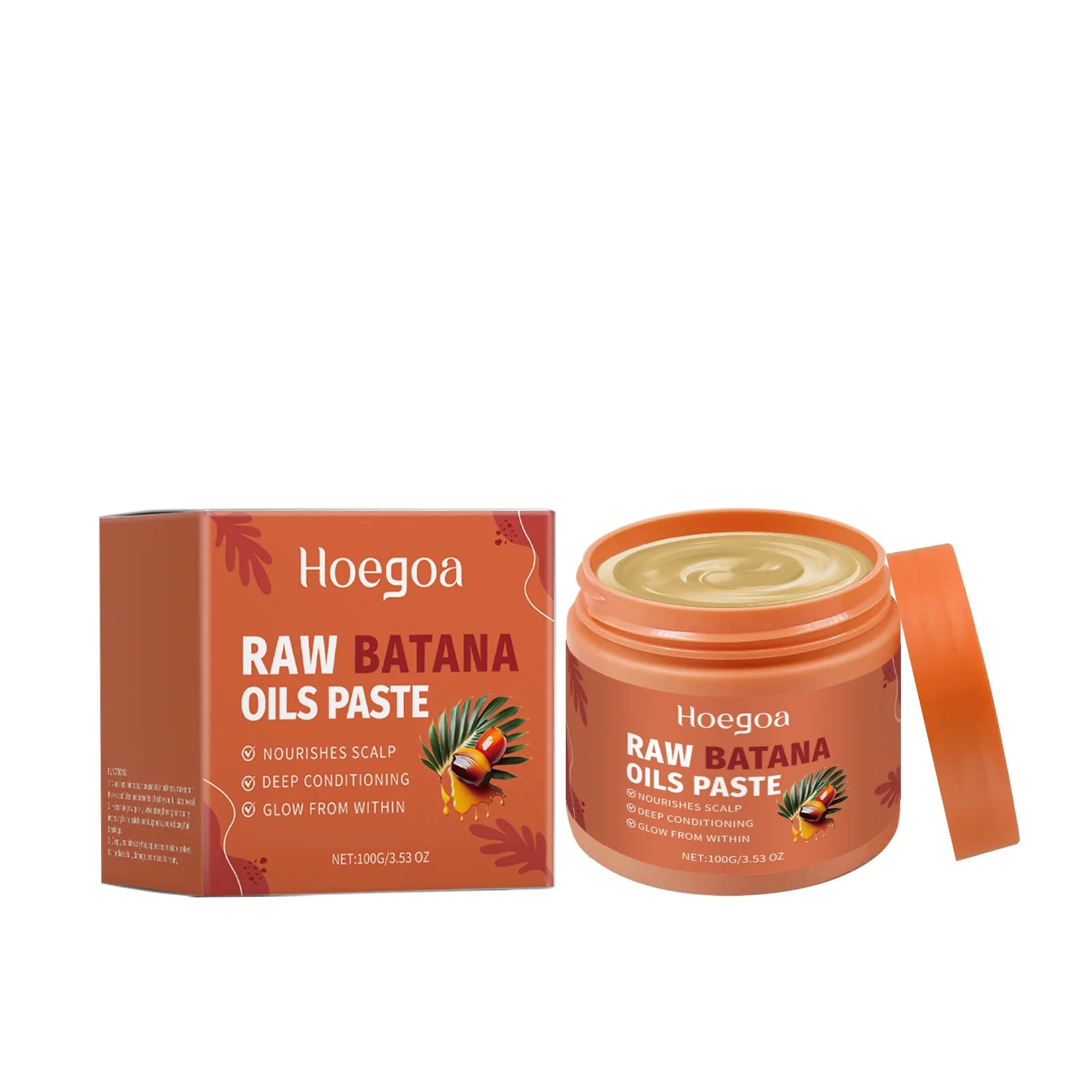 HOEGOA Batana Oil Hair Mask – Growth & Anti-Breakage Treatment Batana Oil Hair Mask Oasis Select 100g boxed 1