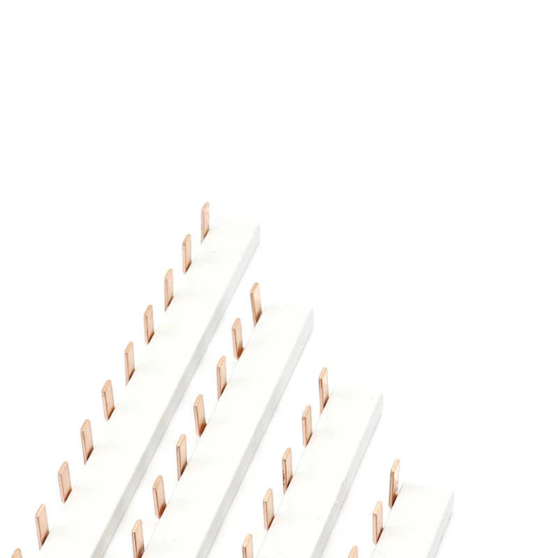 1/2P Pin Type Busbar Copper Bar Terminal Block For MCB DZ47 Air Switch Connector 63A Circuit Breaker Connector Oasis Select