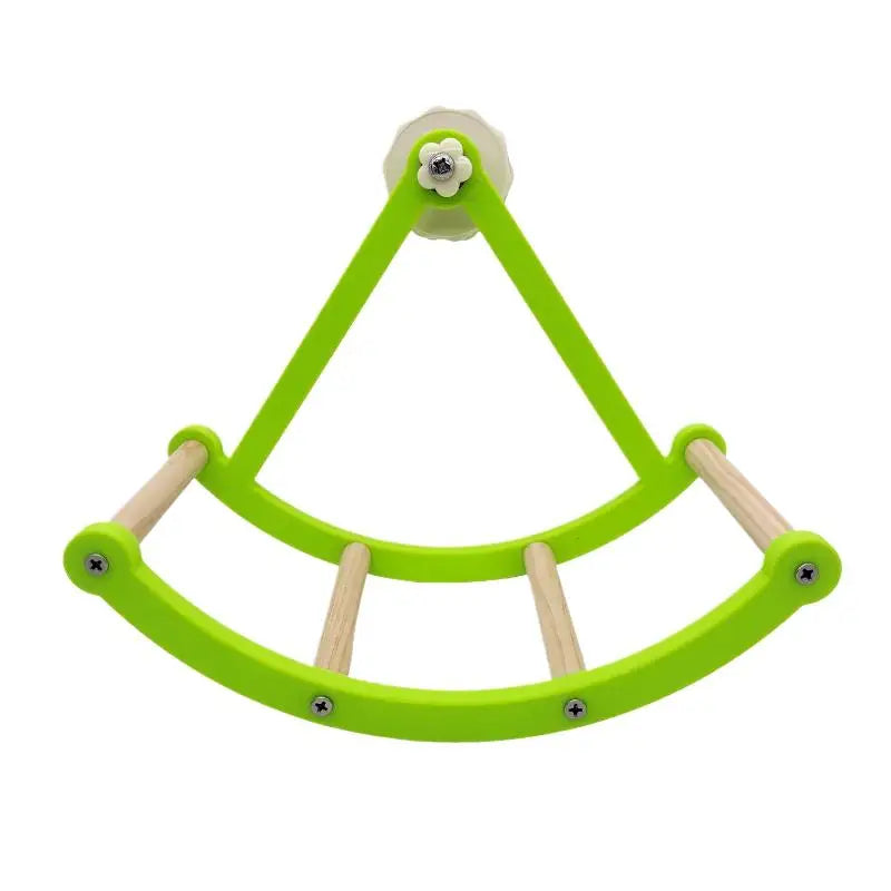 Creative Pirate Ship Bird Cage Swing Toy with Climbing Ladder for Parrots Bird Sports Swing Stand Pet Supplies Oasis Select