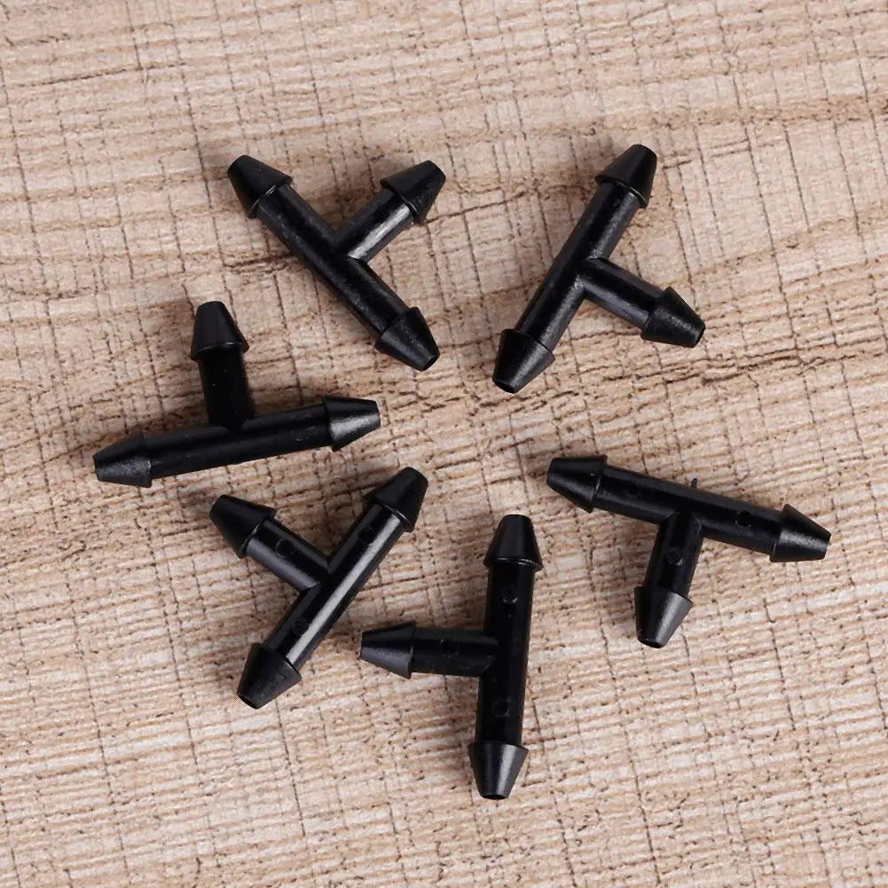 50/100 Barbed Tee 3-Way Micro Drip Irrigation Connectors Drip Irrigation Fittings Oasis Select Australia