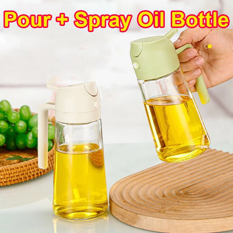 Kitchen Sprayer Spray Oil Dispenser 2in1 Oil Dispenser Oil Sprayer Comfortable Handle Barbecue Air Frying Pan Oven Steak Frying Oasis Select