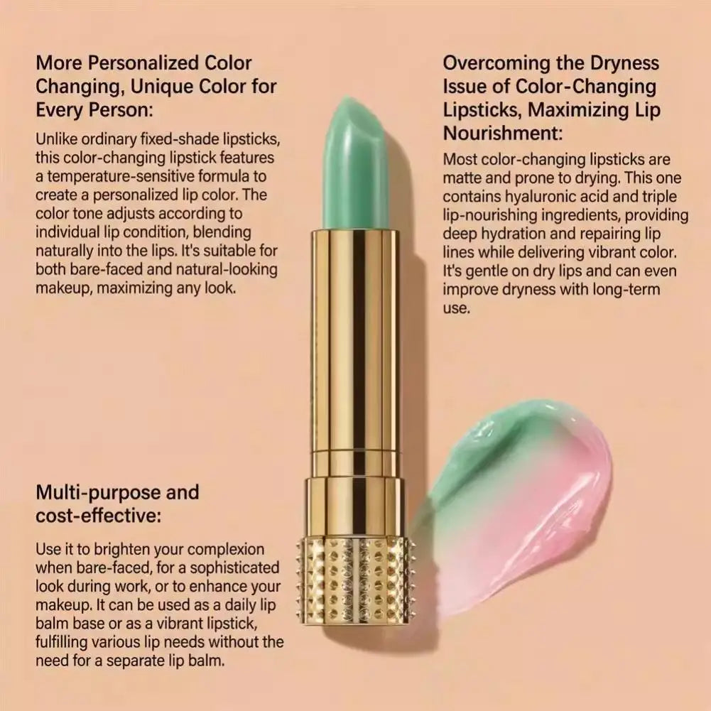 Color Changing Lipstick – Beeswax & Hyaluronic Acid Color Changing Lipstick Oasis Select