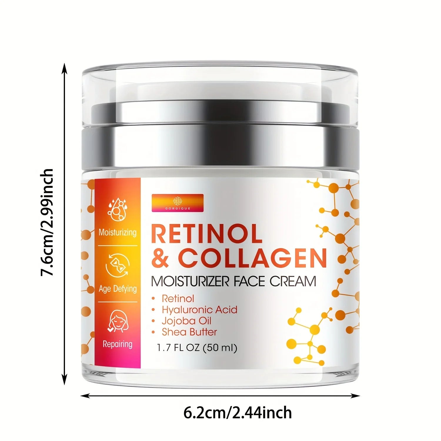 GORGIQUE Face & Neck Moisturizer Cream – Unisex, 50ml Face & Neck Cream Oasis Select 50ml