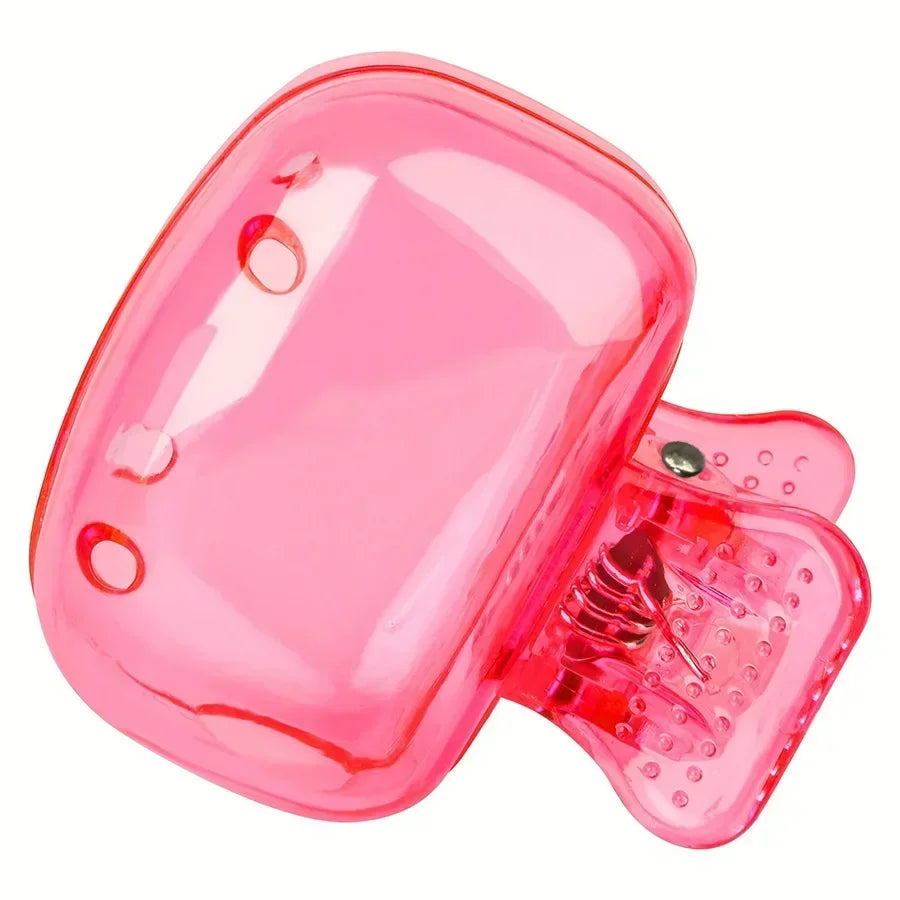 Travel Toothbrush Head Covers Toothbrush Protector Cap Brush Pod Case Protective Portable Plastic Clip For Household Travel Oasis Select Pink