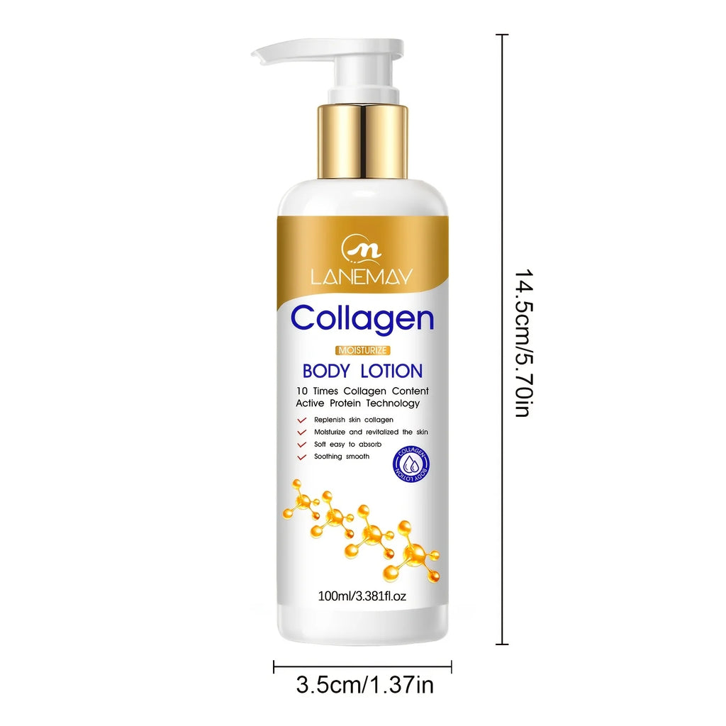 Lanemay Collagen Body Lotion – Hyaluronic Acid, Lightweight Body Lotion Oasis Select