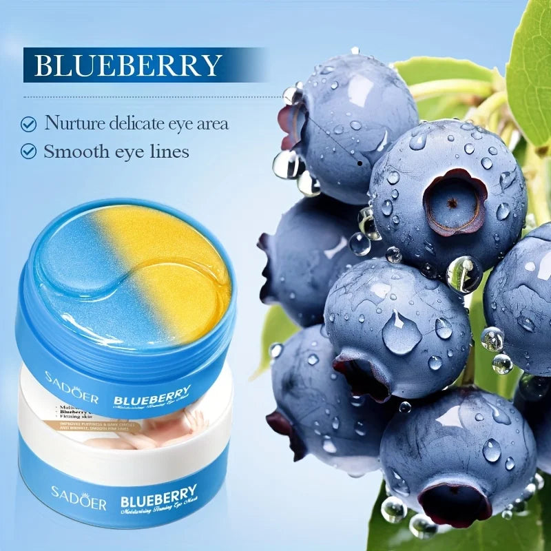 Blueberry Hydrating Eye Mask 30 Pairs – Nourishing & Moisturizing Eye Treatment Mask Oasis Select