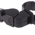 Black Plastic Pealess Finger Grip Sports Skate/Football Referee Mouth Whistle Oasis Select one size