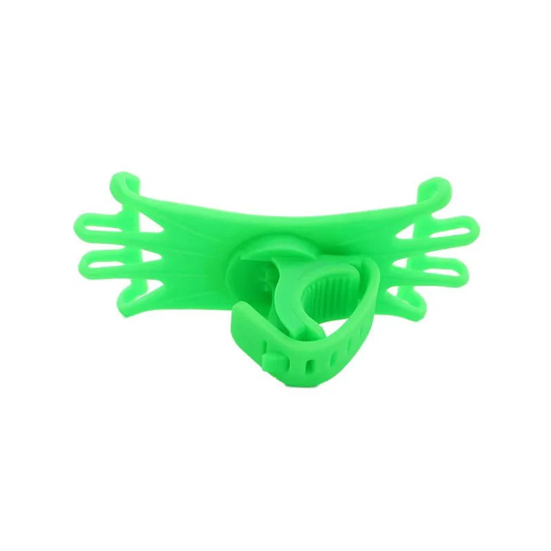 1/2/3pcs Rotatable Mobile Phone Bicycle Motorcycle Holder Bike Safe Bracket Silicone Support Silicone Pull Type Phone Stand Oasis Select 1pcs Green